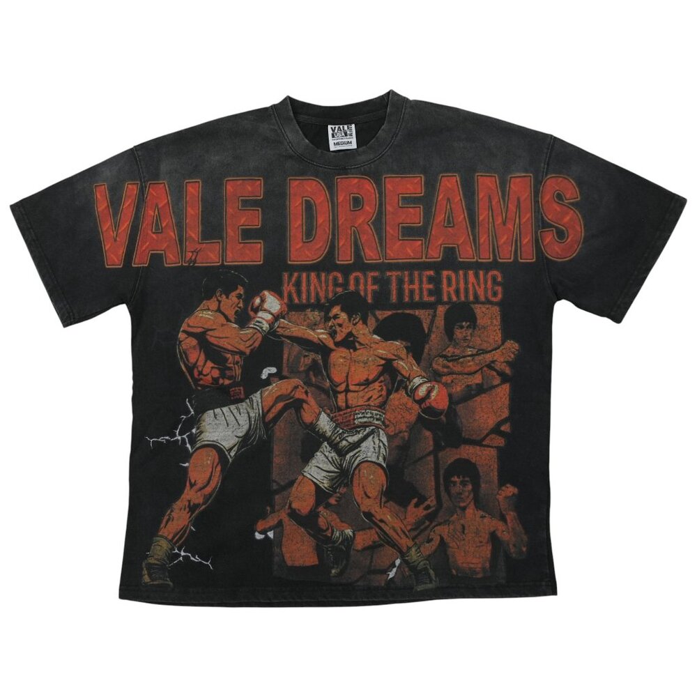Vale Forever Shattered Fist T-Shirt Vintage Black
